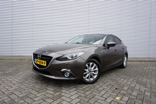 Mazda 3 2.0 gt-m climate / navi / cruise / stoelverw. / leder / trekhaak / 