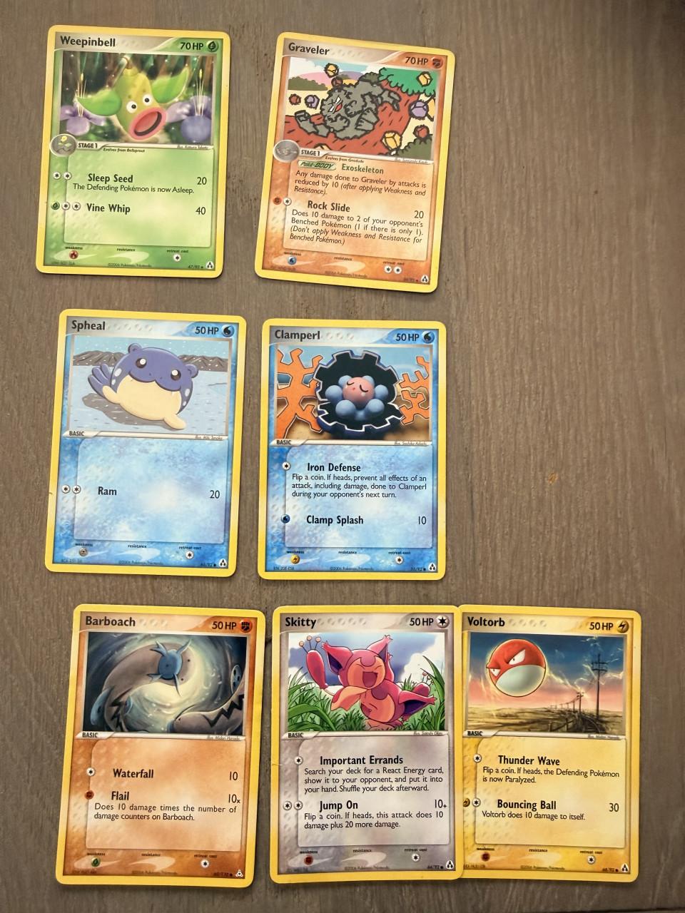 Vintage bulk pokemonkaarten