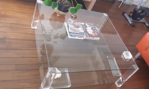 Glazen tafel