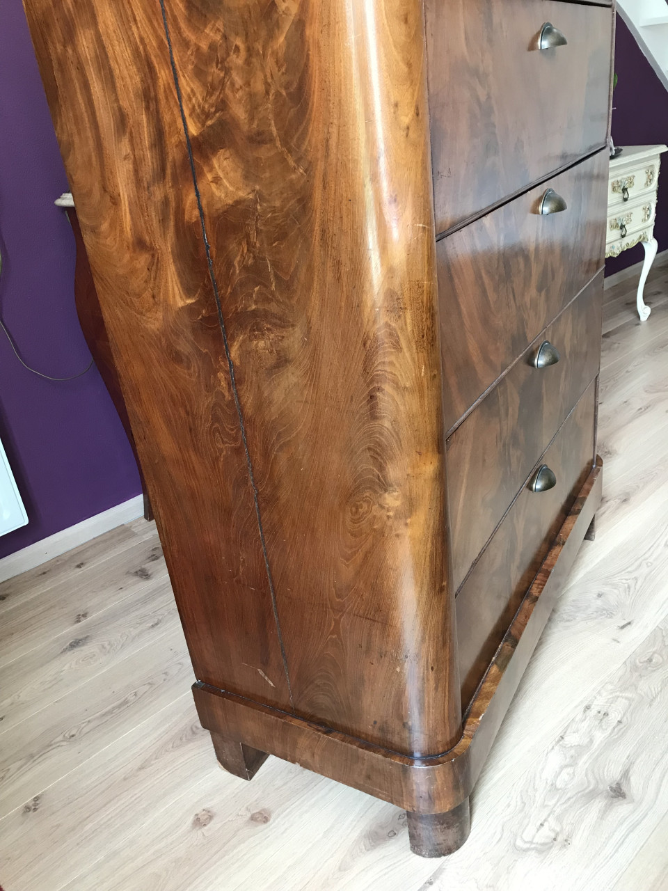 Antiek houten ladenkast