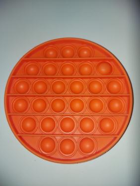 Oranje ronde Pop-it