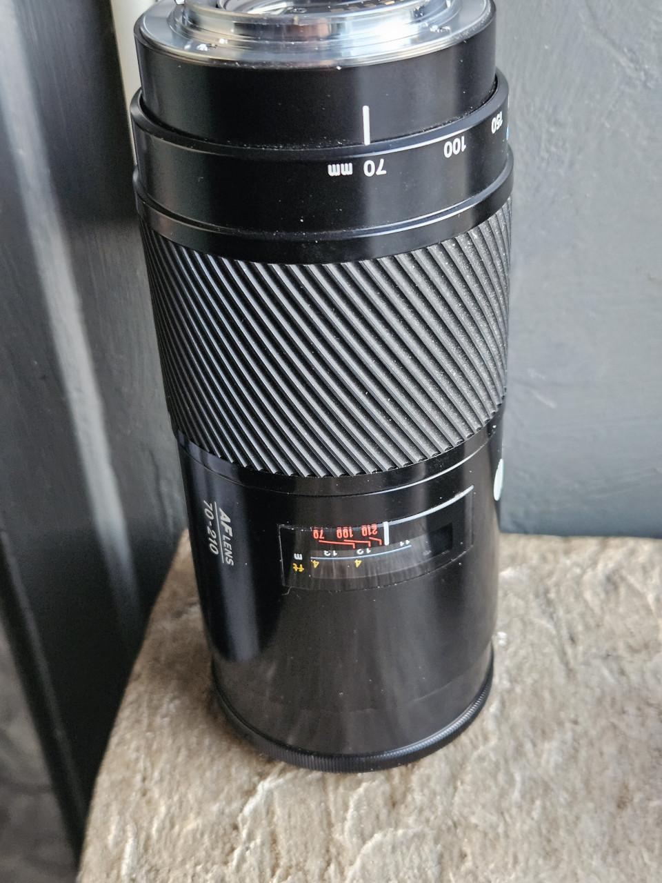 Zgan Minolta AF Zoom 70-210mm f/4 (Beercan) lens
