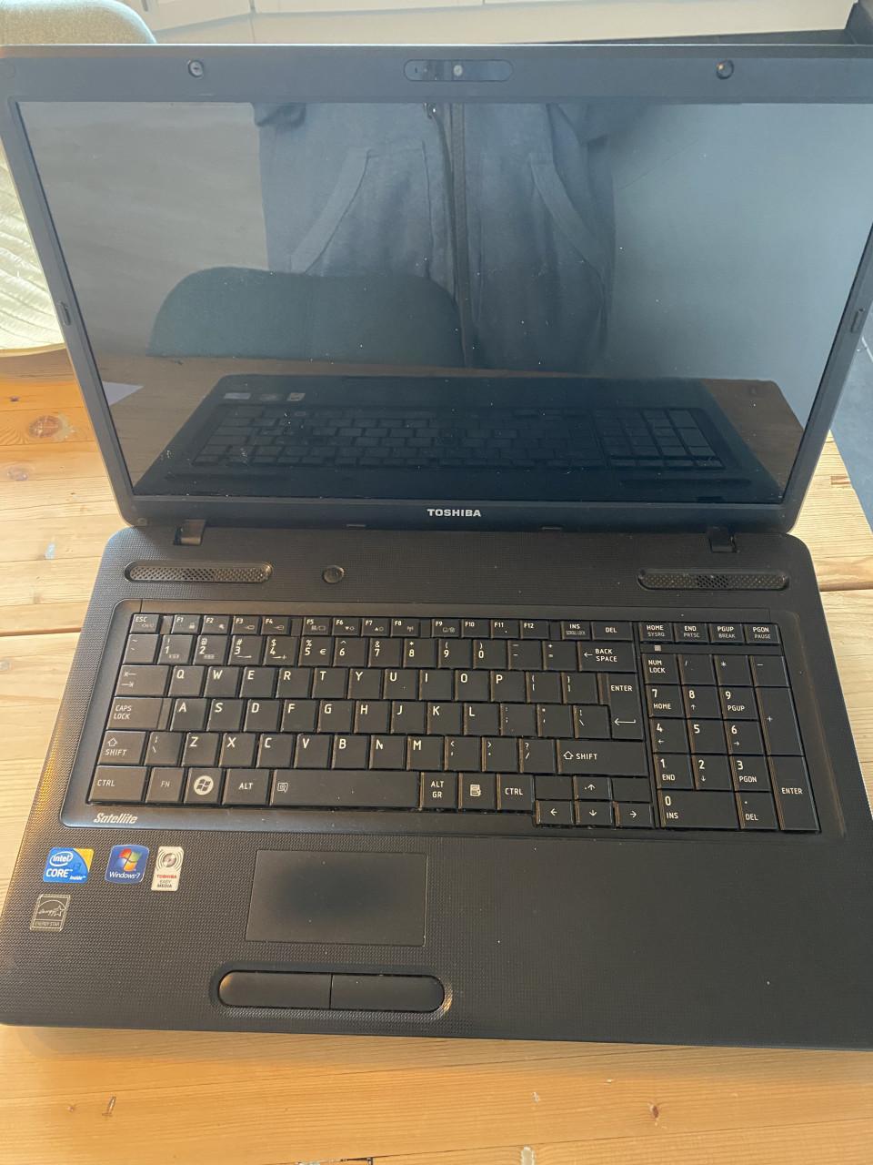 Oude Toshiba laptop