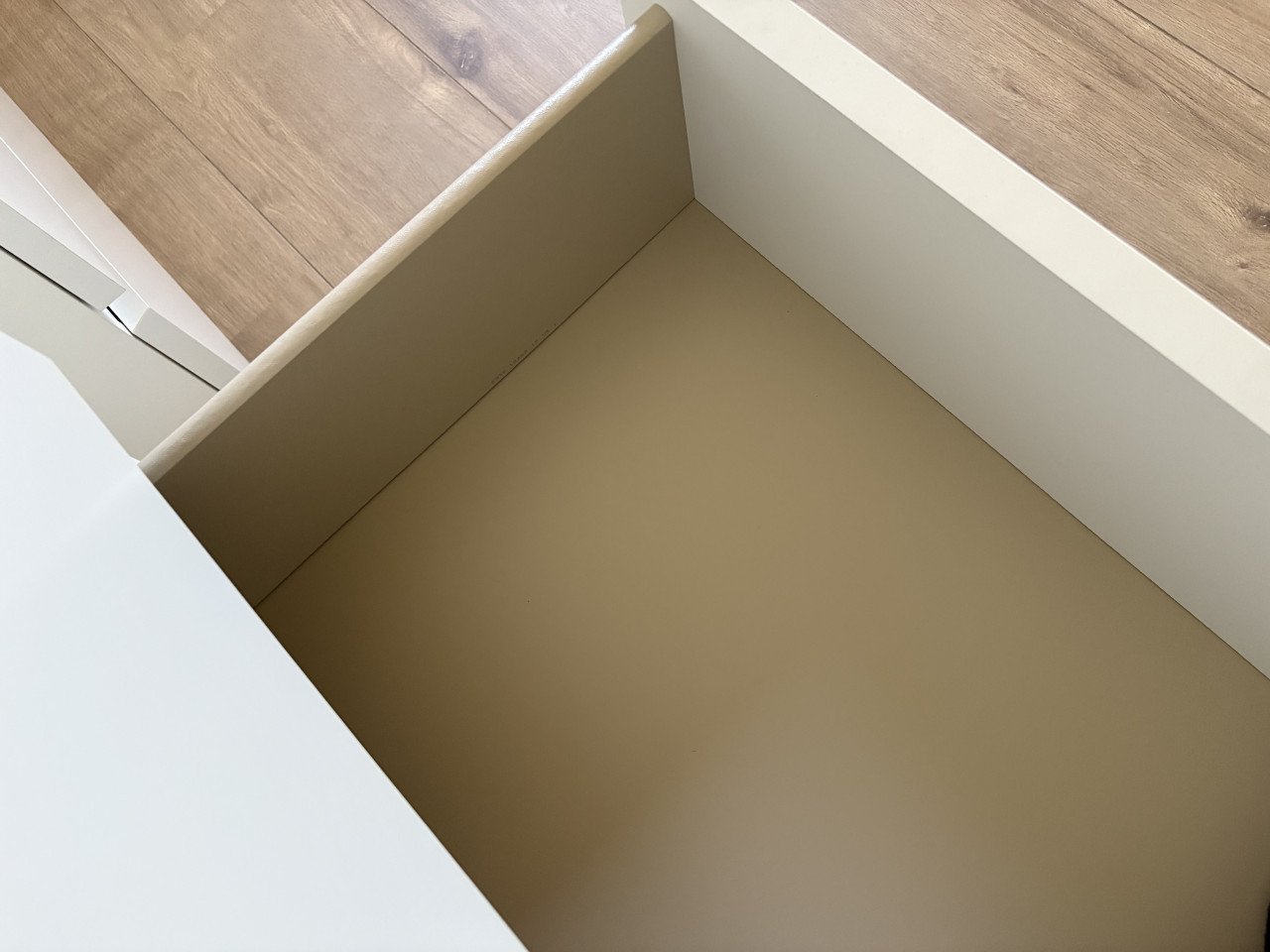 IKEA MALM ladekast wit 6 lades met glasplaat 160x78 cm