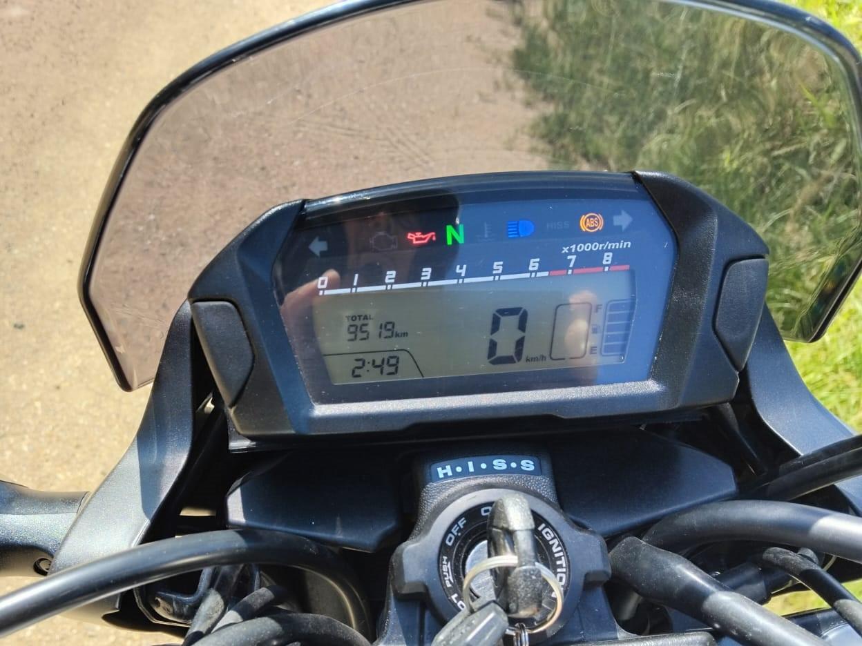 Honda NC750s, nog geen 10.000km op de klok