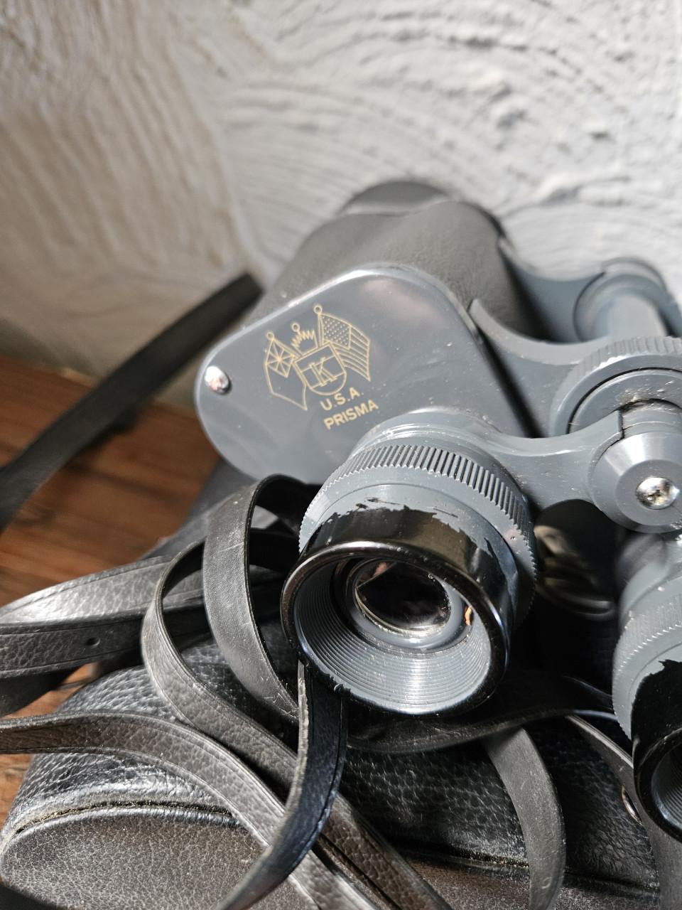 Prisma U.S.A vintage 7x50 Verrekijker met Tas, nette staat