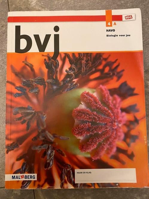 ZGAN HAVO/VWO school boeken, biologie voor jou BVJ