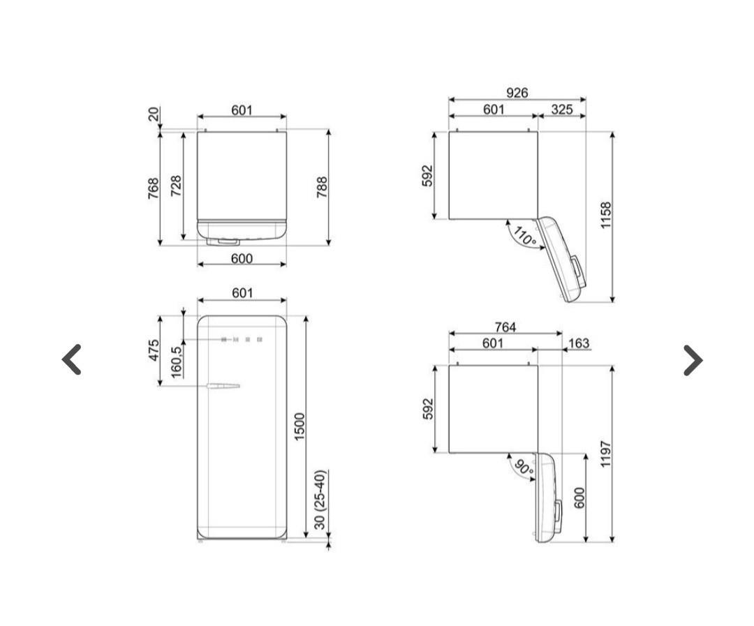 Nieuw in doos Smeg FAB28RDRB3 koelkast oranje