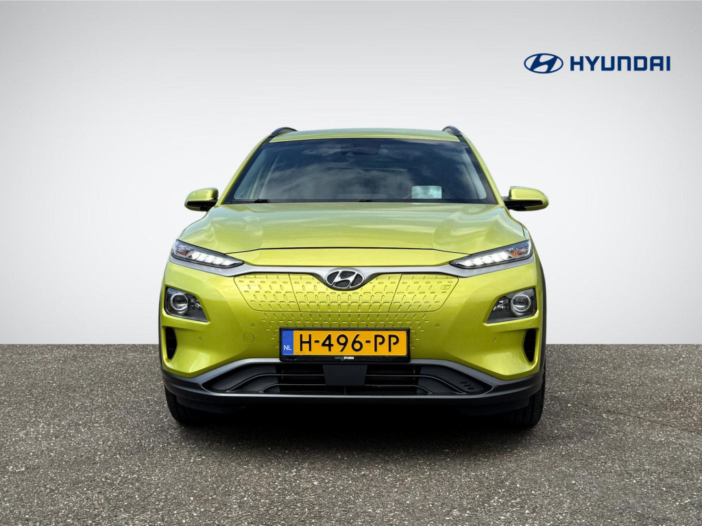 Hyundai Kona ev premium 64 kwh 3-fase lader | navigatie | stoelventilatie +