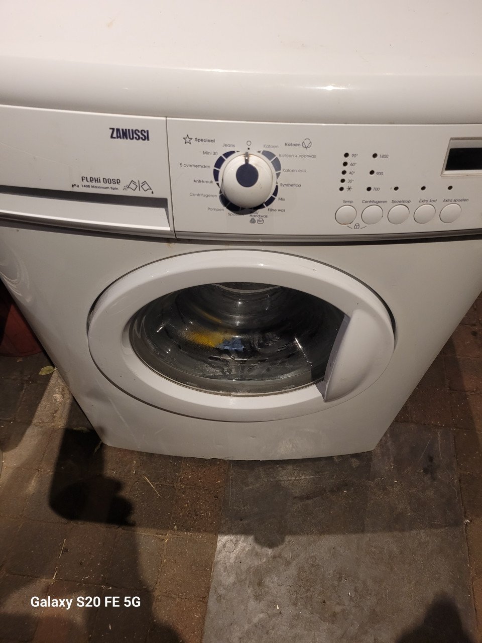 Zanussie 6kg 1400 toeren Gereserveerd
