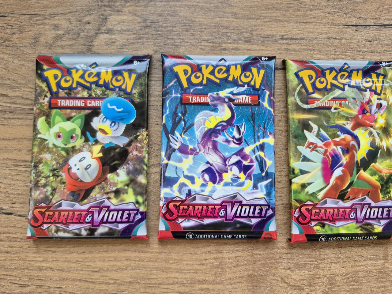 Pokemon booster packs