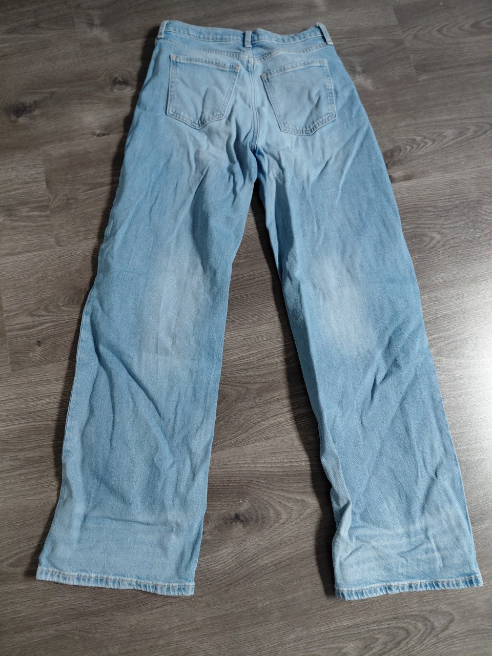 Spijkerbroek meisjes 158 wide leg high waist