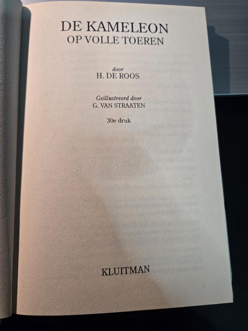 Boek: De Kameleon op volle toeren, 30e druk 1979
