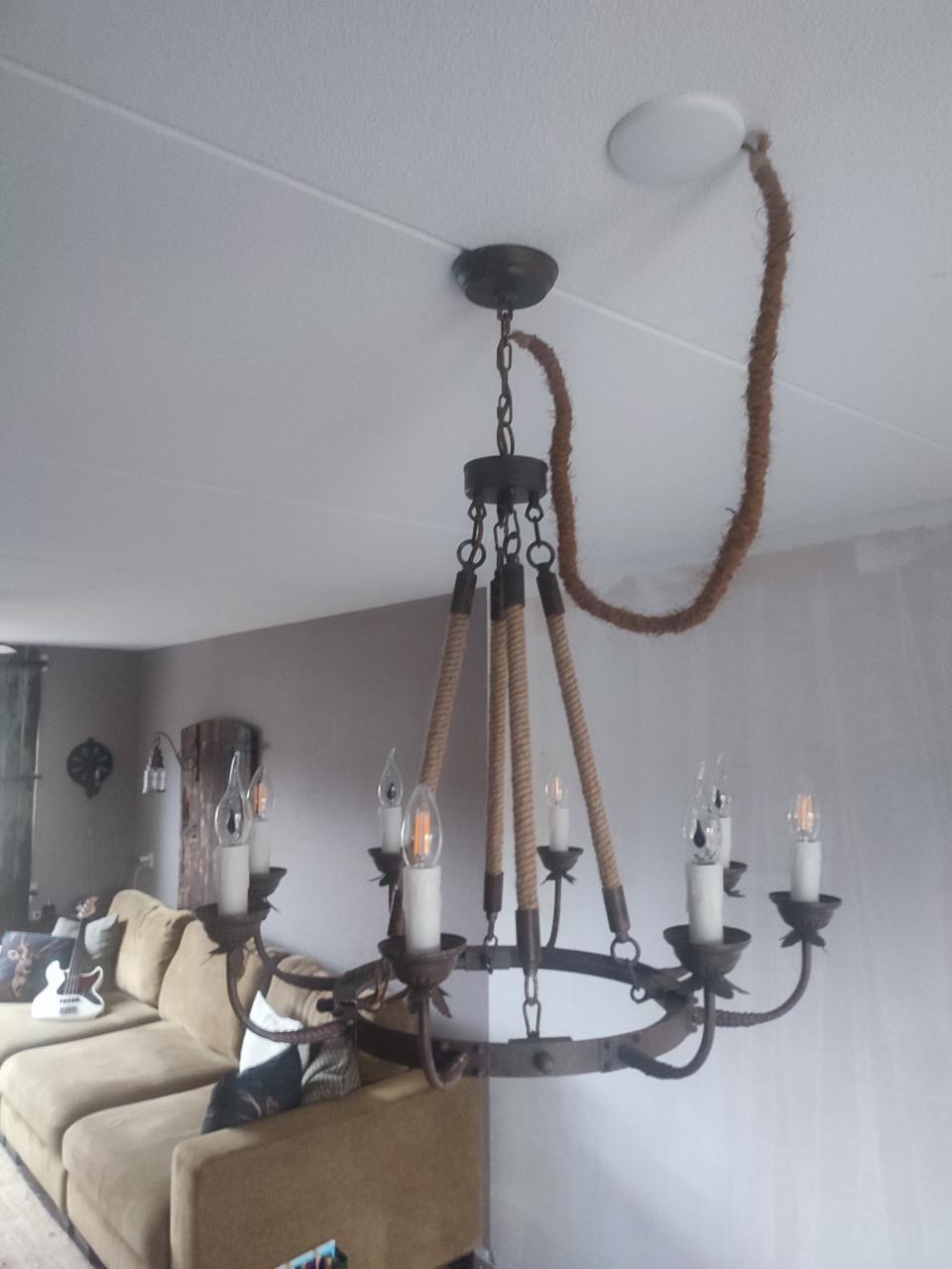 Zeer mooie landelijke hanglamp