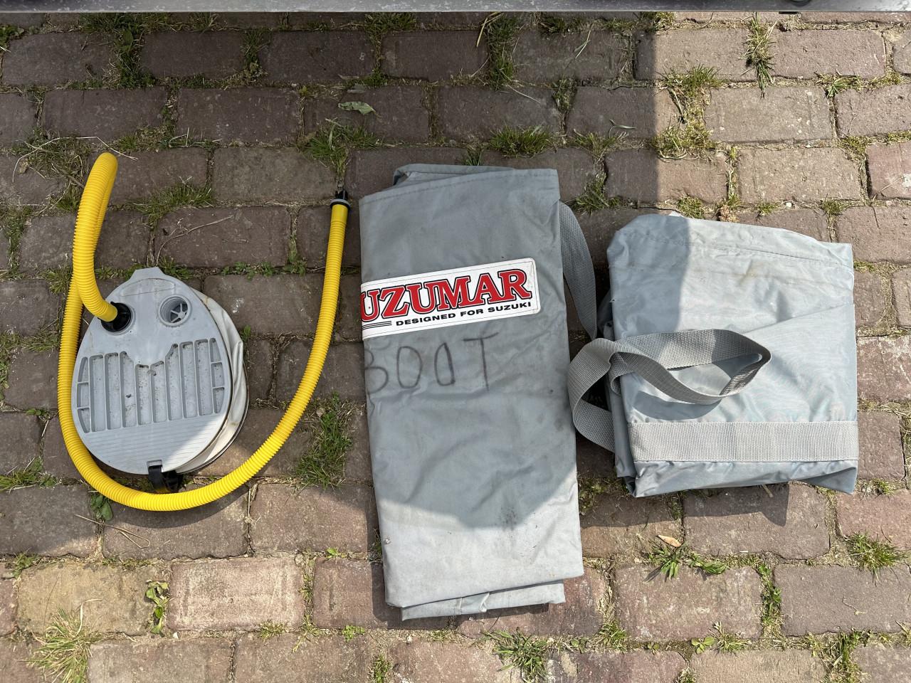 Suzumar 390 + Suzuki 25PK Vtwin & trailer