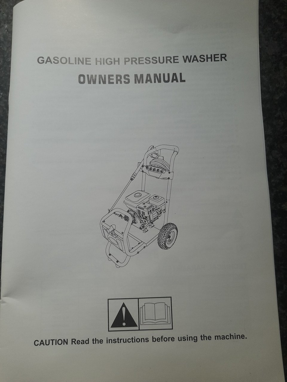 Gasoline high pressure washer (NIEUW)