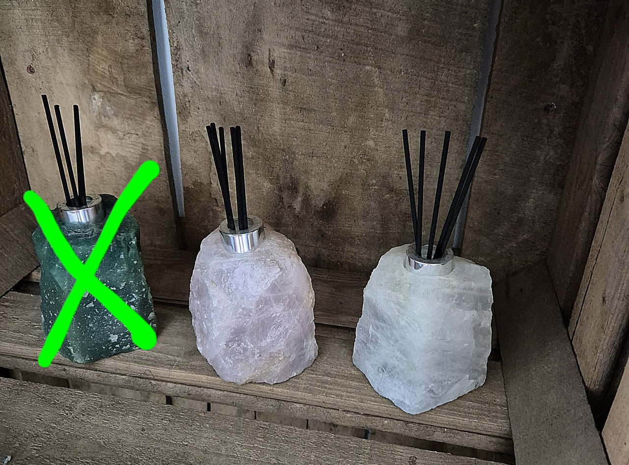 Edelsteen diffuser geurstokjes
