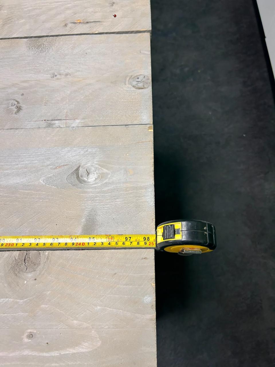 Royale Steigerhouten Eettafel (250 x 90 cm)