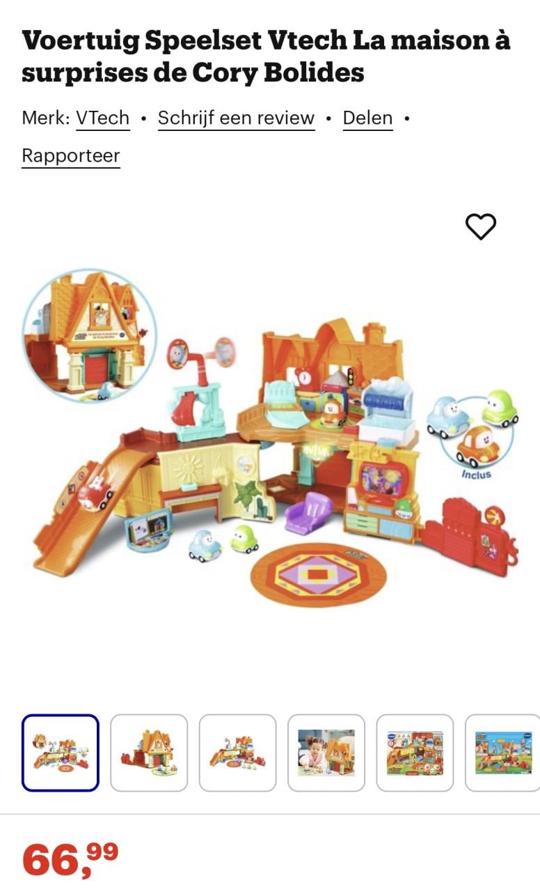 VTech Toet Toet Cory Carson Familie Carson Huis - Interactief speelgoed