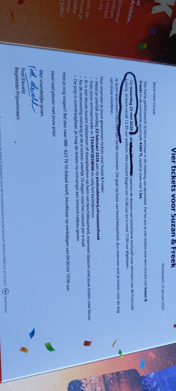 4 Tickets voor Susan & Freek