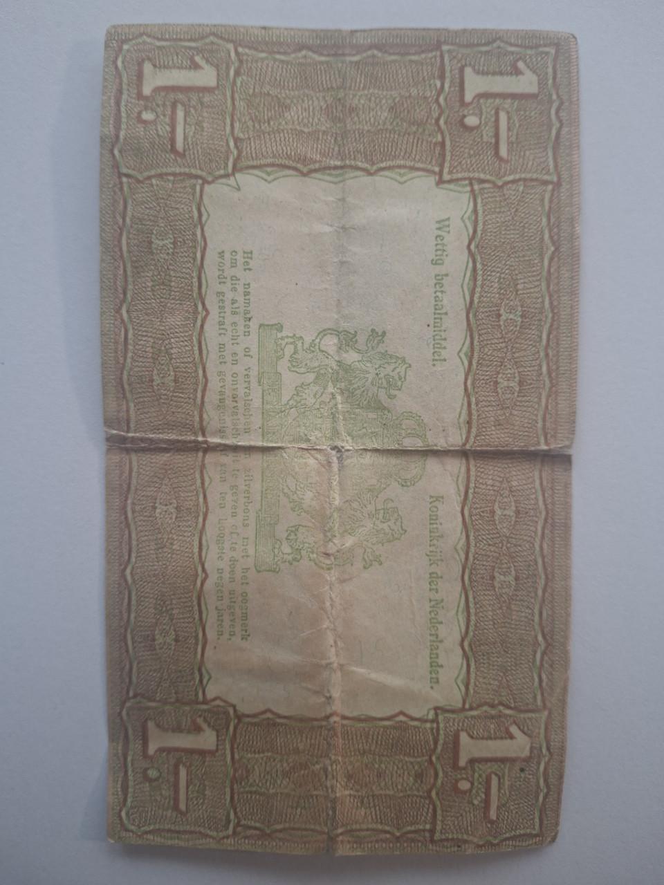 Zilverbon 1,- 1-10-1938