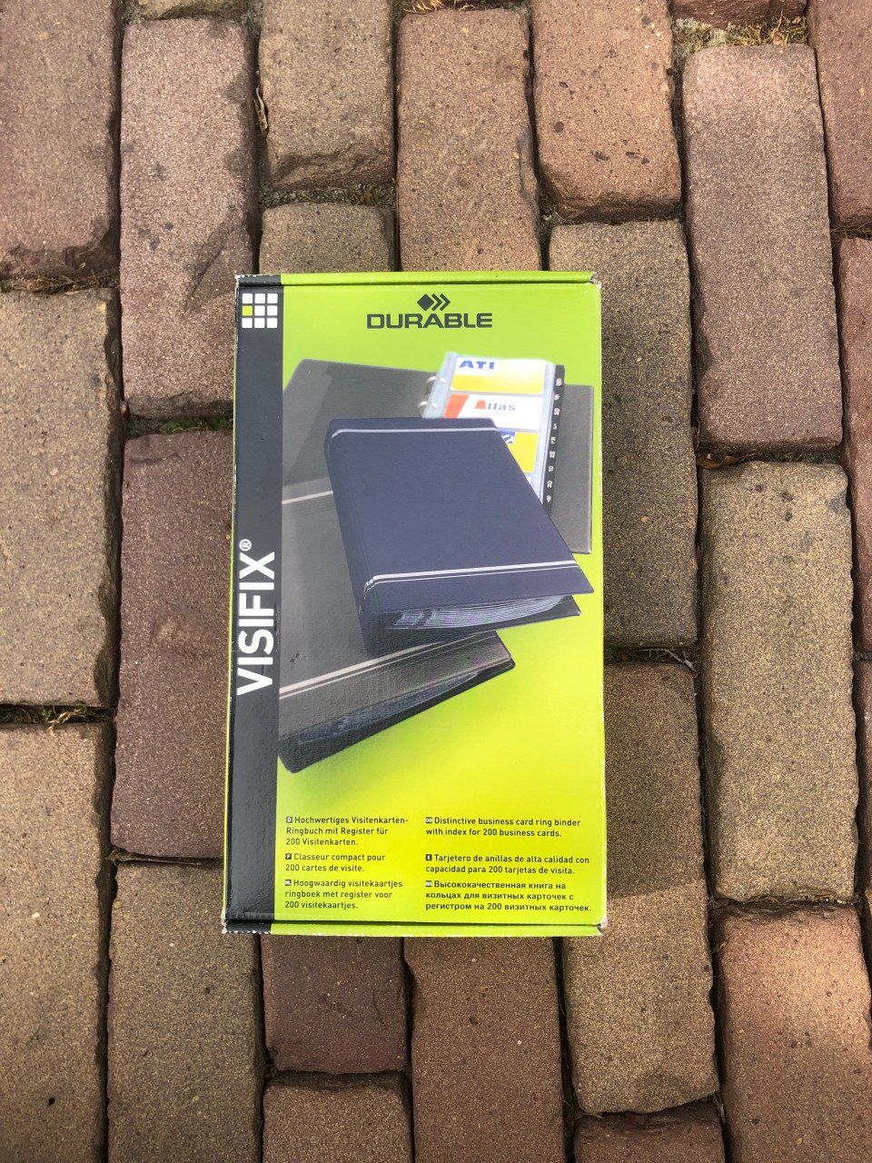 Visitekaartjes ringboek.