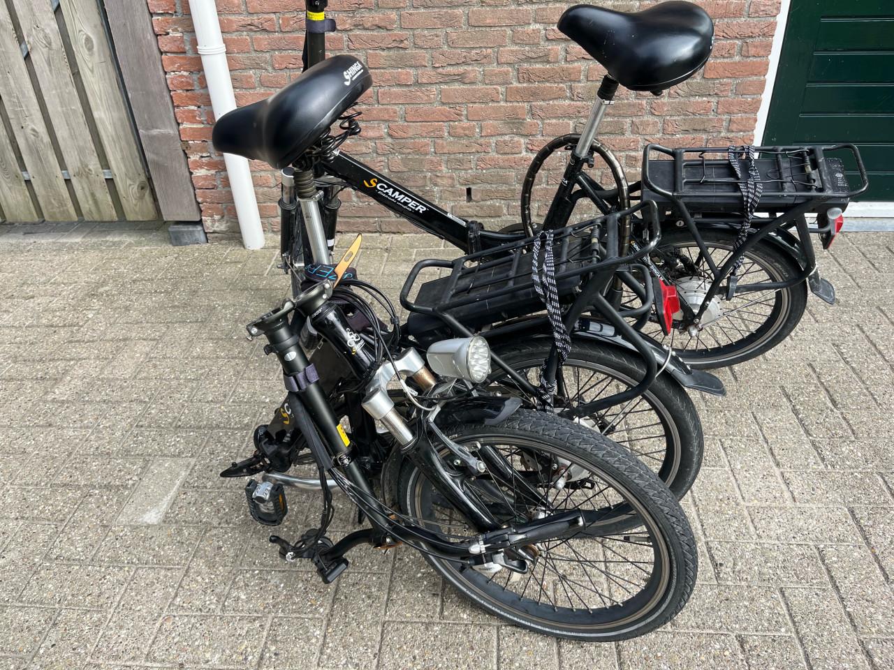 2 elektrische vouwfietsen S-Camper – compact en handig