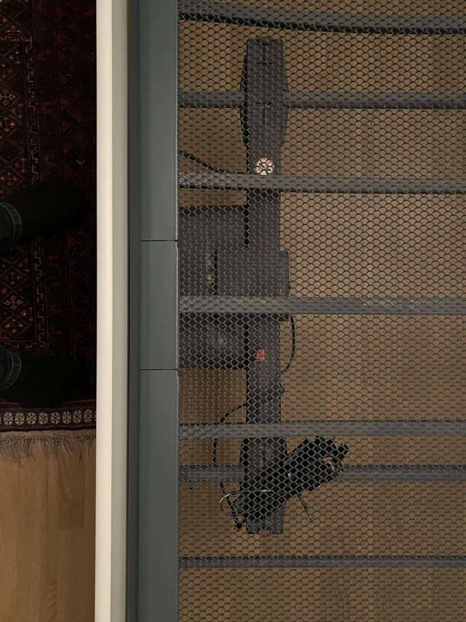 2 persoons ledikant Auping 90x210 spiraal met witte ombouw