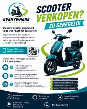 Scooter verkopen? Zo geregeld!