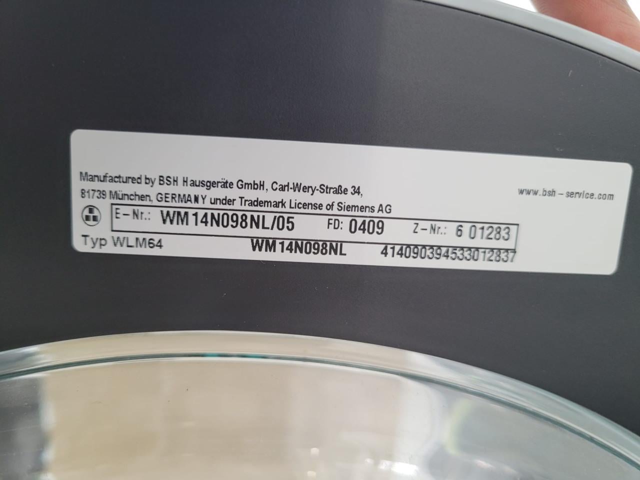 Siemens IQ300 wasmachine uit 2024