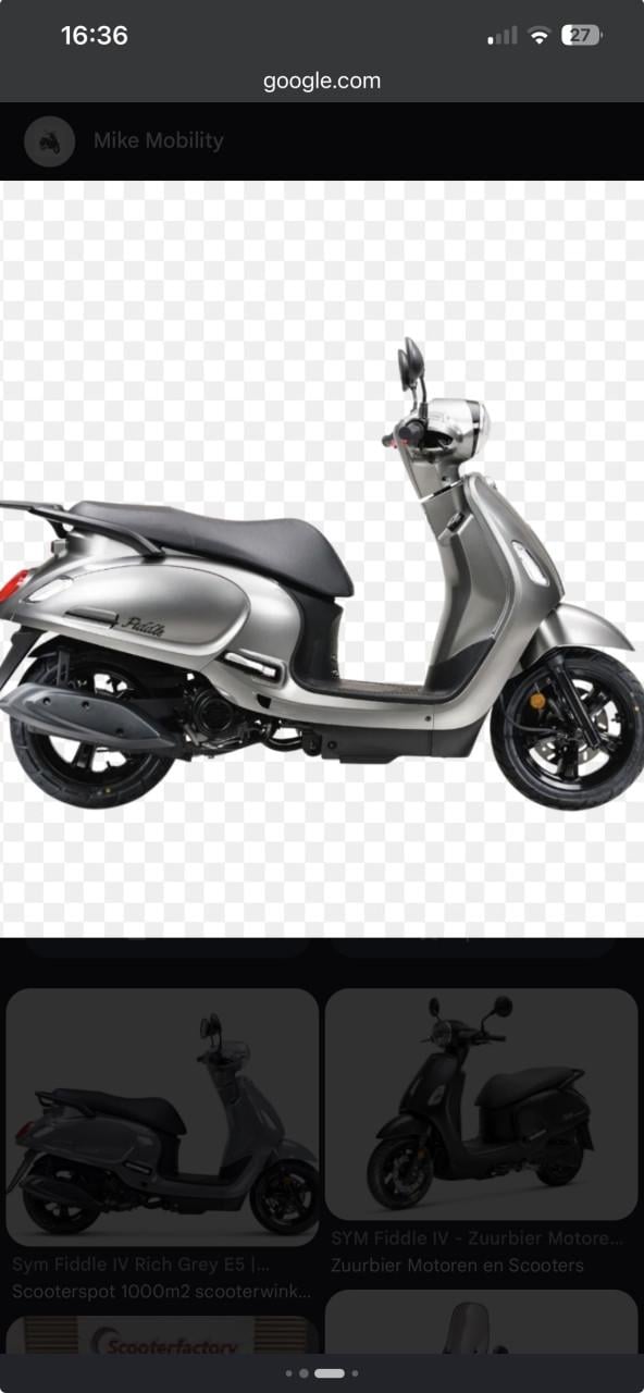 Scooterpromo Goes SYM FIDDLE E5 45 km