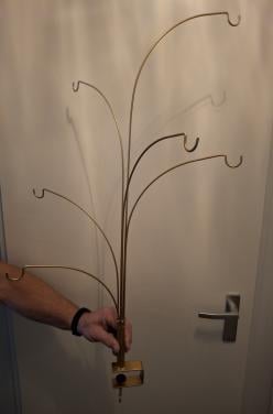 Goudkleurige Tafelklem met Bogen