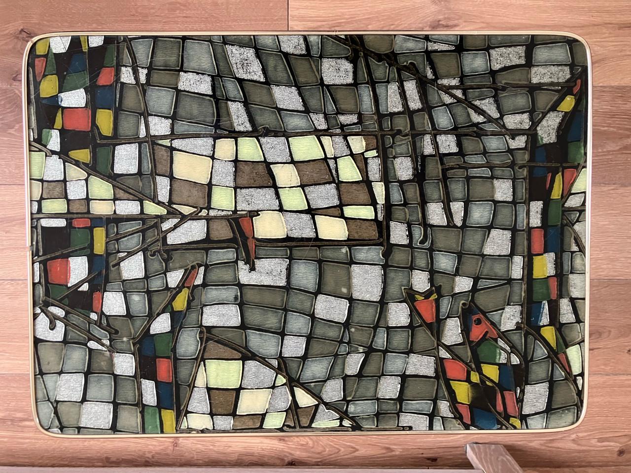 Vintage bijzettafeltje jaren 50 & 60