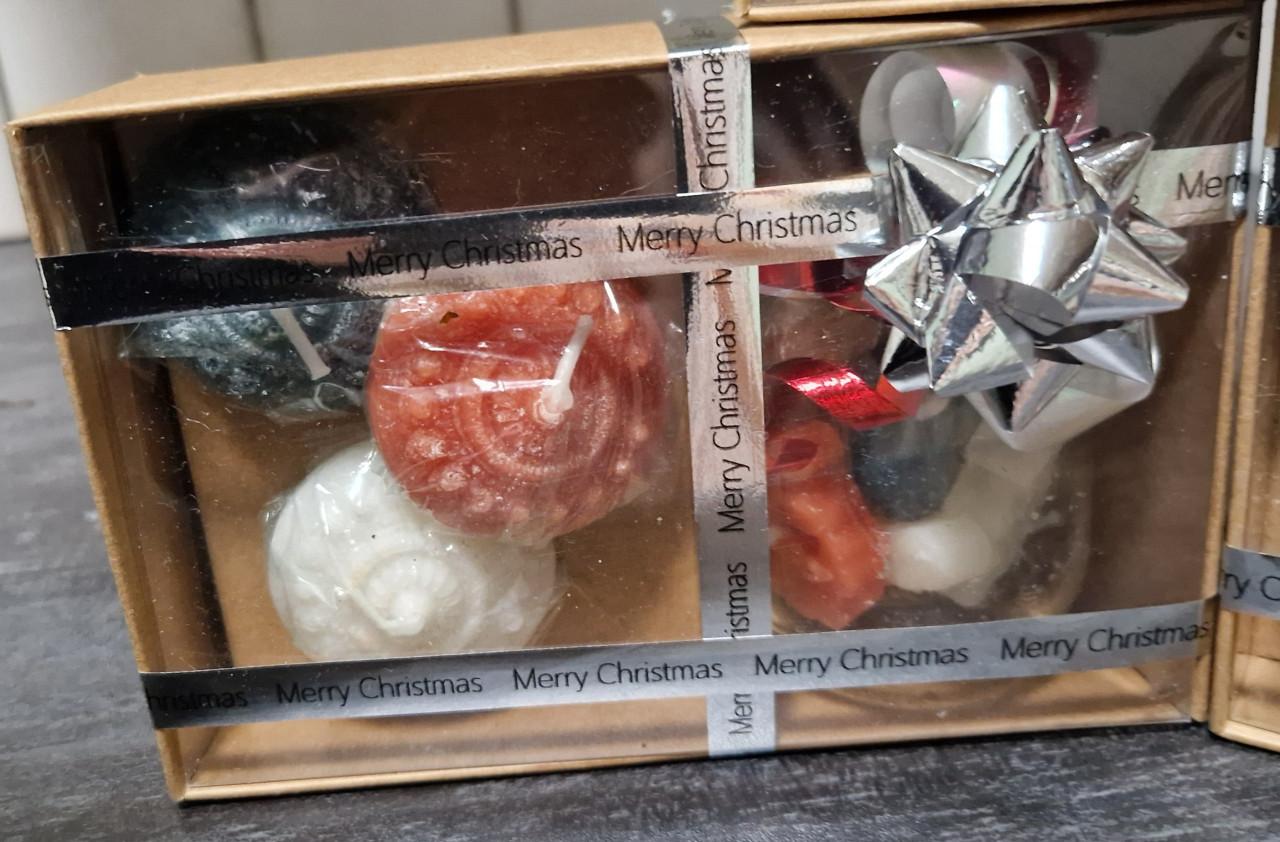 Kerst kaarsen setje
