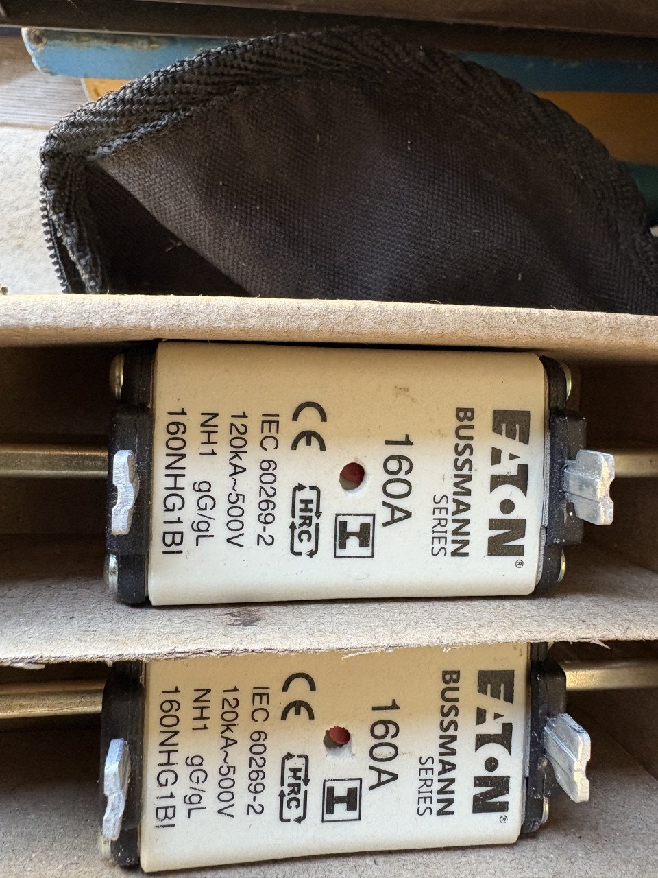 2x3 meszekeringen Eaton NH1 160A en 200A