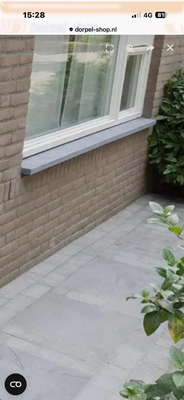 Raamdorpels hardsteen 5 stuks