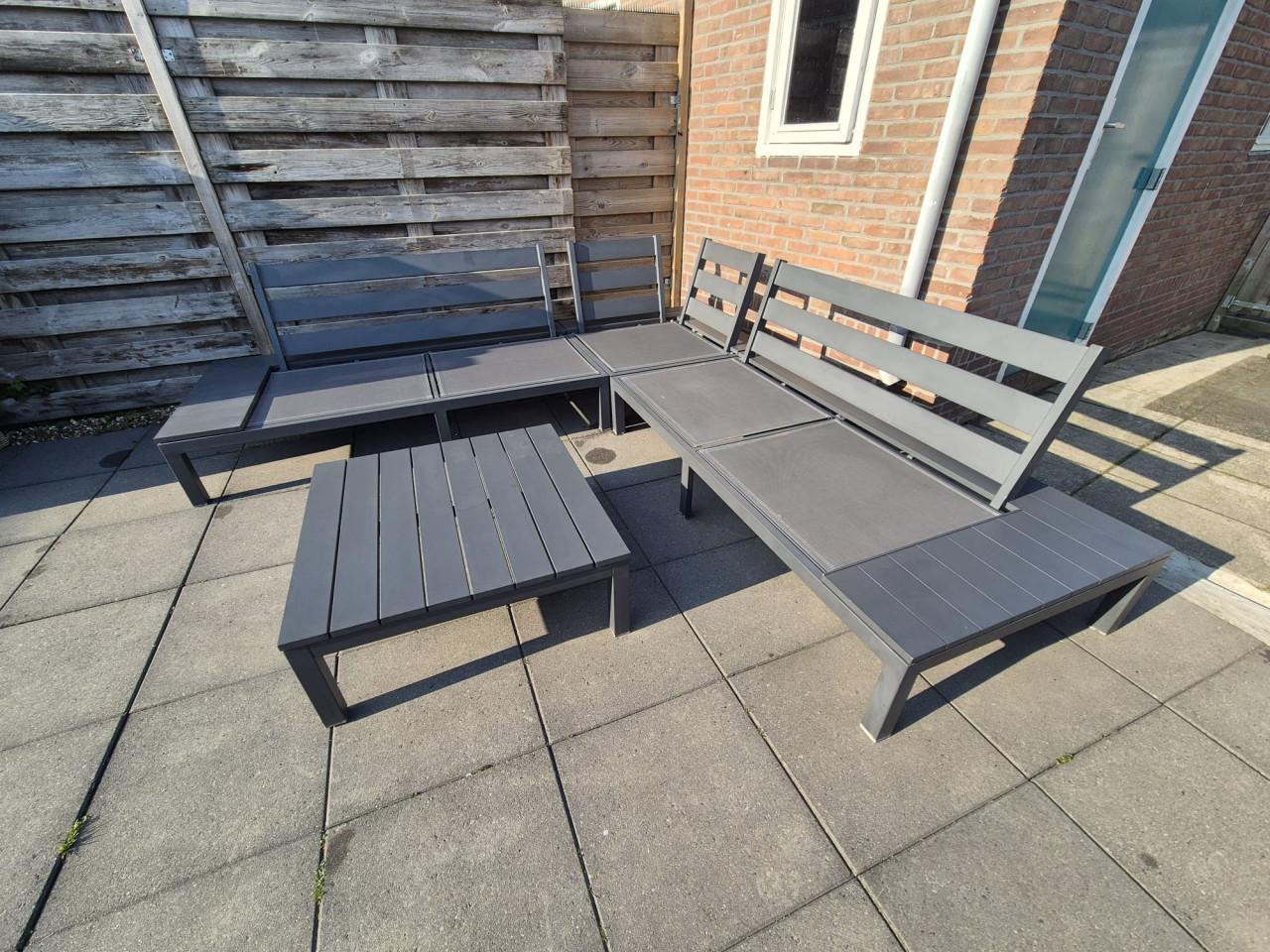 Aluminium Loungeset Garden Impressions (Bezorging mogelijk)