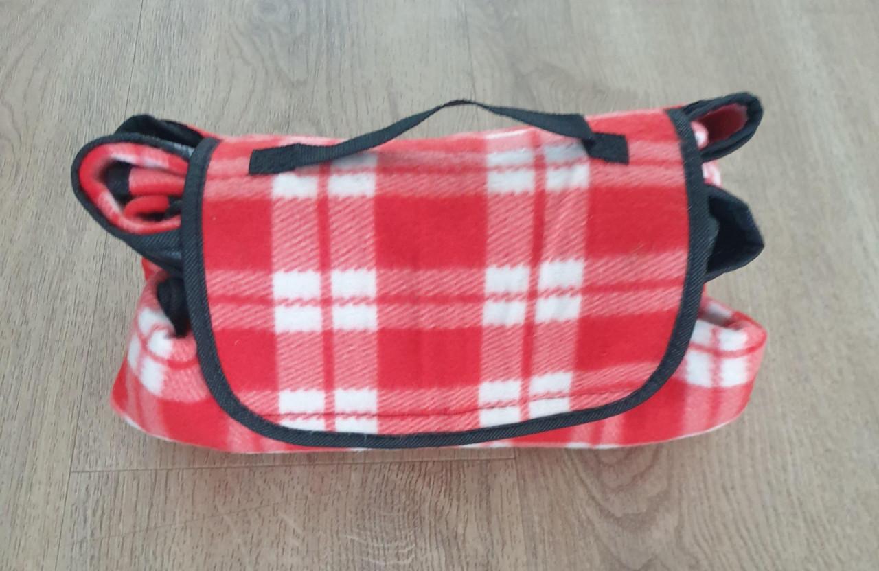 Picknickkleed nieuw 130 x 150 op te vouwen als tas
