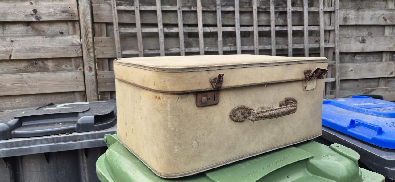 Antieke anker naaimachine met pedaal