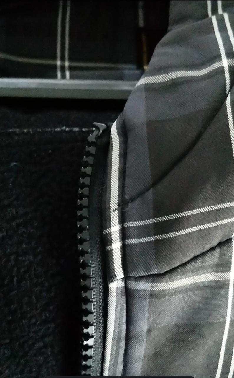 Smog winddicht jack capuchon  zwart/grijs mt xl