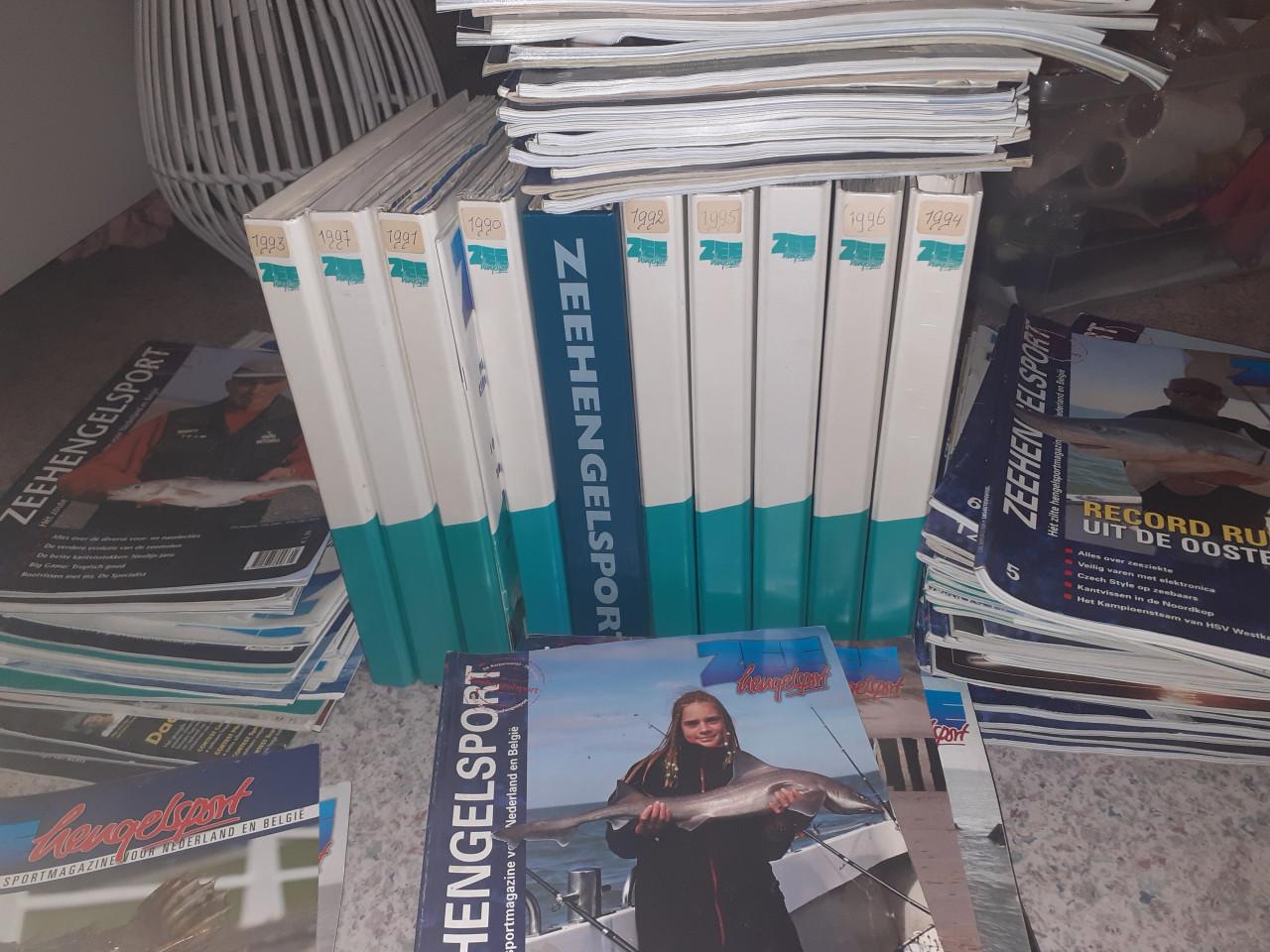 Zeer veel zeehengelsport tijdschriften