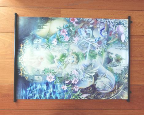 Wandrollen (3 stuks, wall scrolls (Zelda en Saber))