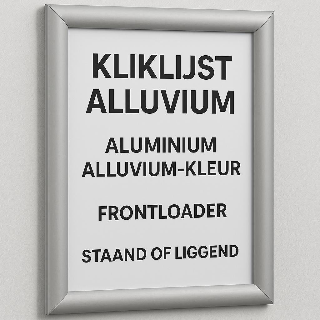 Kliklijst  staand of liggend