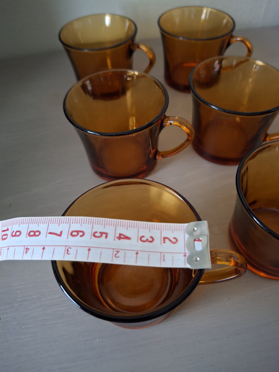 Vintage Kopjes: 6 stuks