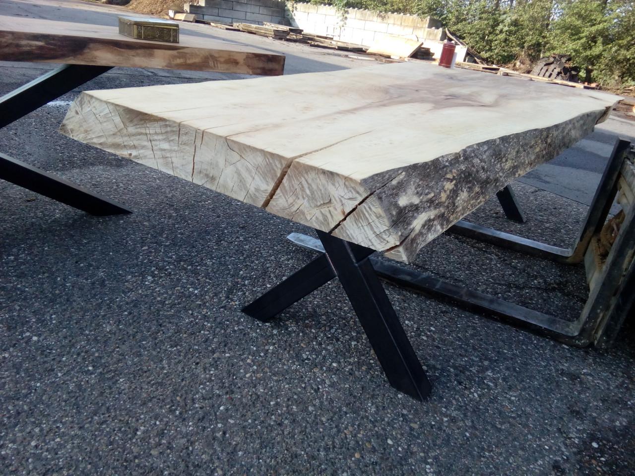 Boomstamtafels tafelbladen planken bartafel, salontafel