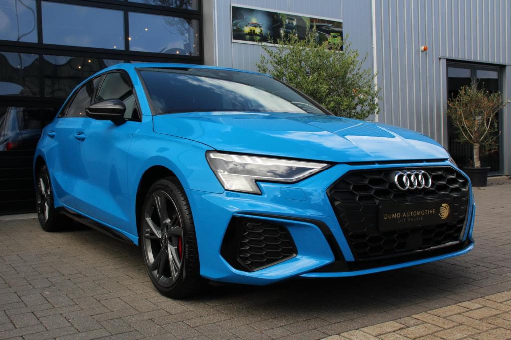 Audi A3 sportback 45 tfsi e s-line - matrix - turbo blauw - dab - virtual c