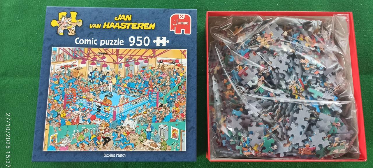 Puzzel Jan van Haasteren - 950 - Boxing match - 1 keer gelegd