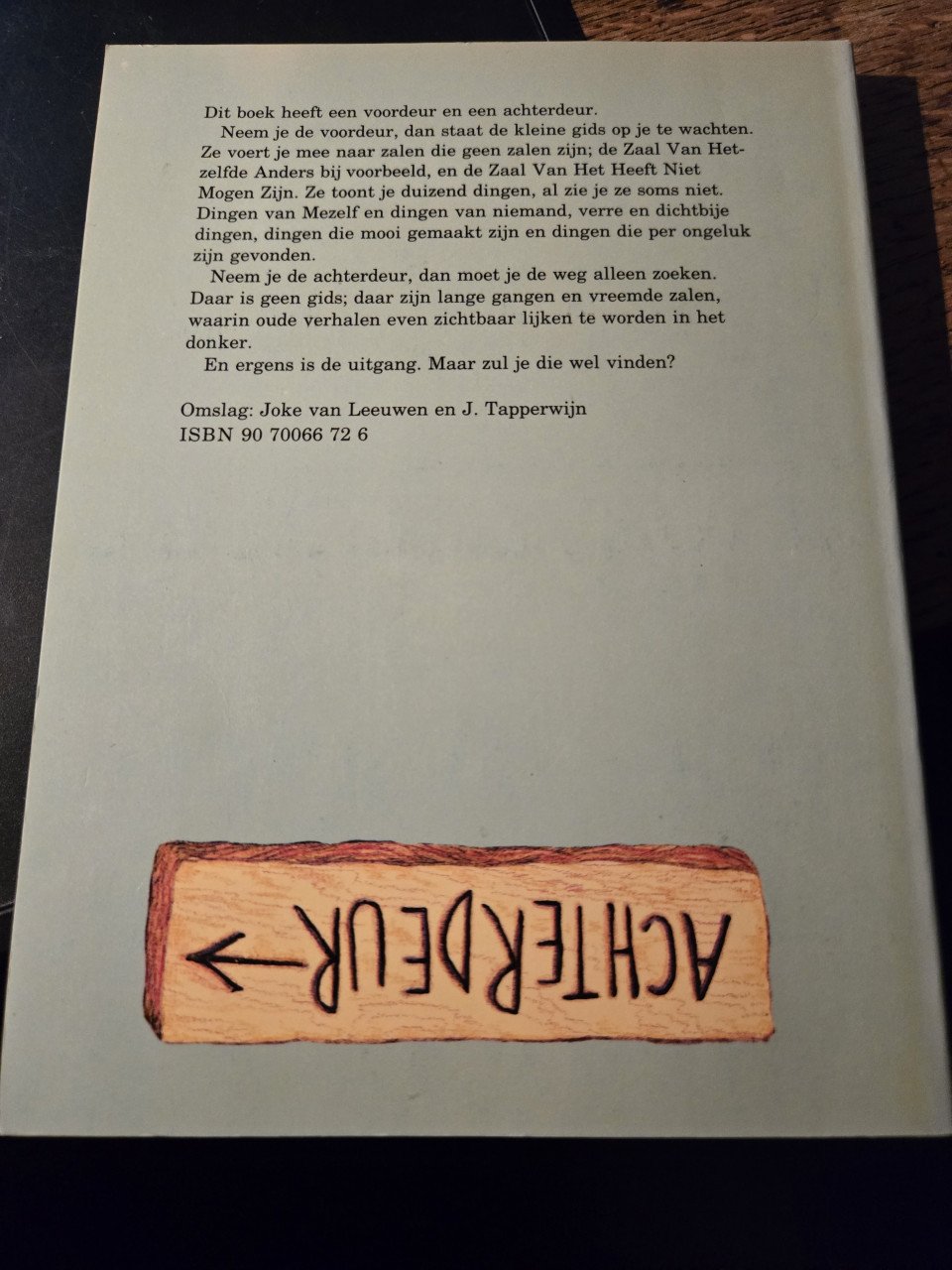 Boek: Duizend dingen achter deuren, Zgan