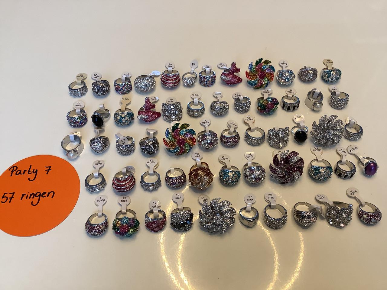 Partij mooie ringen. (Partij 7)