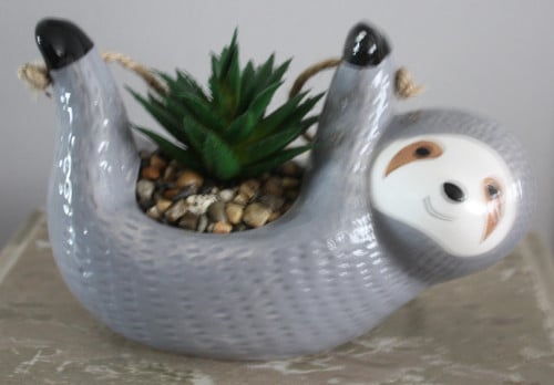 Dieren potje met nep plantje